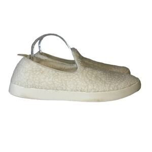 Allbirds Mens Creamy White Shearling Wool Loungers Slip On Sneakers Size 11